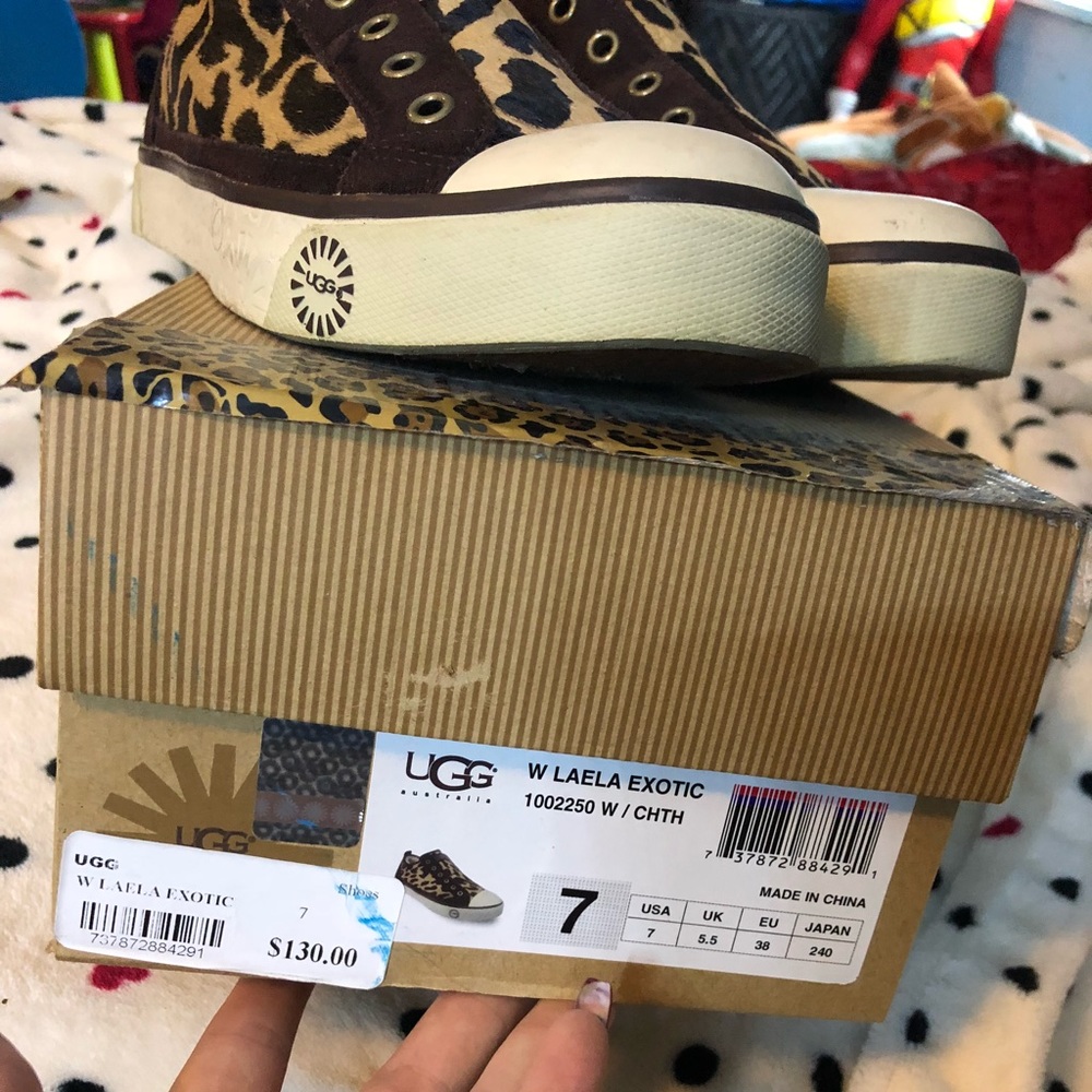 Ugg leopard print sneakers